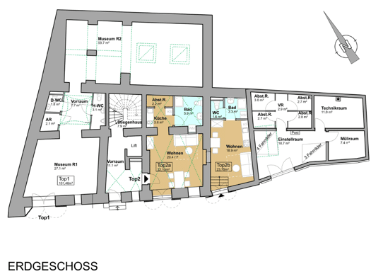 Studio zum Kauf - Erstbezug 125.000 € 1 Zimmer 32,1 m² 2. Geschoss Dürnstein 3601