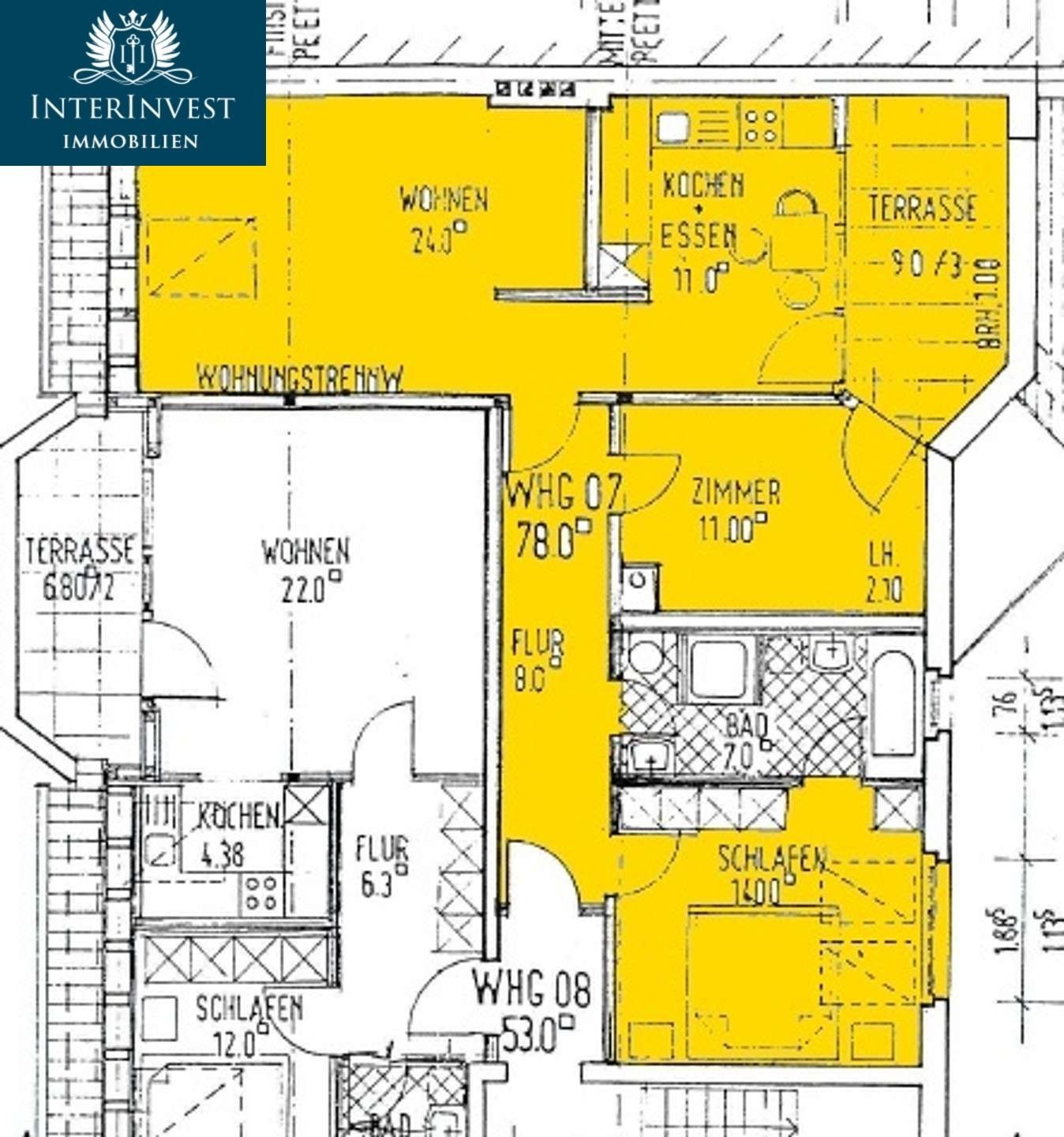 Wohnung zum Kauf 135.000 € 3 Zimmer 73,7 m²<br/>Wohnfläche 4.<br/>Geschoss Nordfront Magdeburg 39106