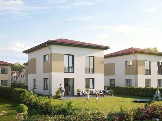 Einfamilienhaus zum Kauf - Neubau provisionsfrei 545.600 € 5 Zimmer 135,2 m² 599 m² Grundstück frei ab 01.12.2026 An den Krautwiesen 3 Machern 04827