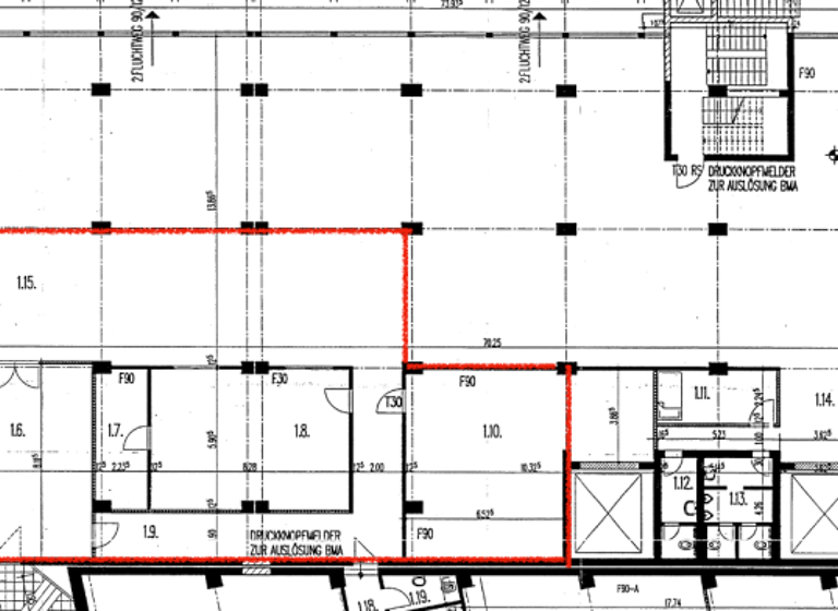Bürofläche zur Miete provisionsfrei 7,50 € 579 m² Bürofläche teilbar ab 579 m² Innenstadt Bochum 44793