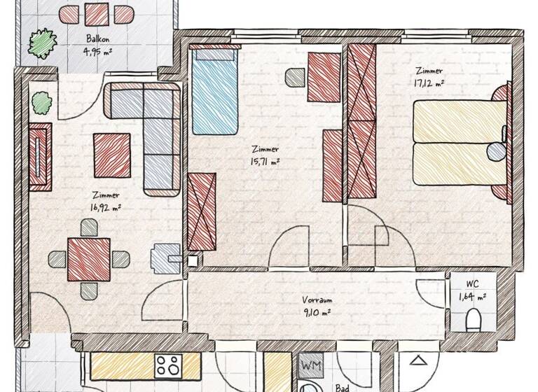 Wohnung zum Kauf 285.000 € 3 Zimmer 74,3 m² EG Kirchbichl 6322