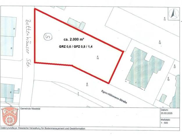 Freizeitgrundstück zum Kauf 2.000 m² Grundstück Sandershausen Niestetal 34266