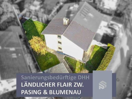 Doppelhaushälfte zum Kauf 995.000 € 5 Zimmer 133 m² 463 m² Grundstück frei ab sofort Pasing-Obermenzing München 81241