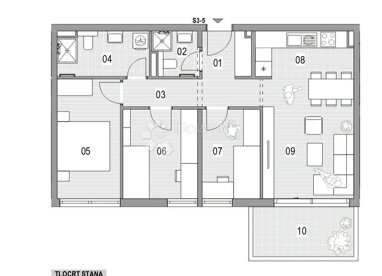 Wohnung zum Kauf 197.500 € 4 Zimmer 75 m² 3. Geschoss Veliko Polje 10000