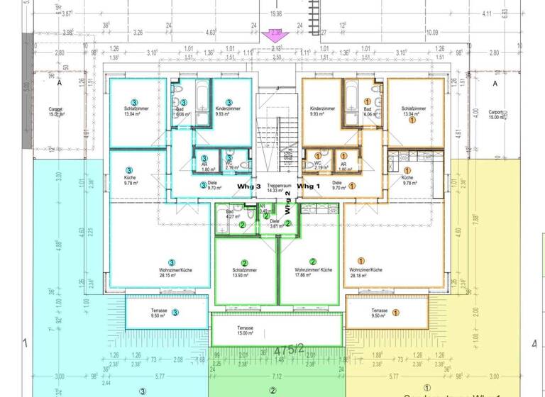 Wohnung zum Kauf 491.222 € 3 Zimmer 85,4 m² EG Ricarda Huch Straße 4 Baiersdorf 91083