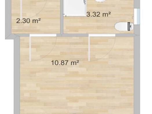 Wohnung zur Miete 165 € 1 Zimmer 16,5 m² 1. Geschoss frei ab sofort Mühlgraben Ilmenau 98693