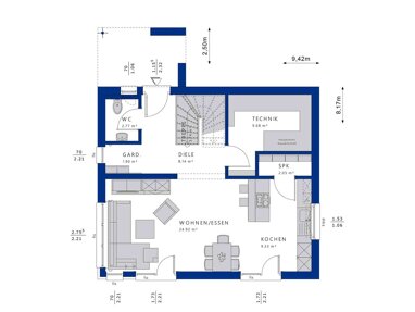 Einfamilienhaus zum Kauf 509.700 € 5 Zimmer 124,8 m² 480 m² Grundstück Wildbader Str. 50/2 Rötenbach Bad-Teinach 75385