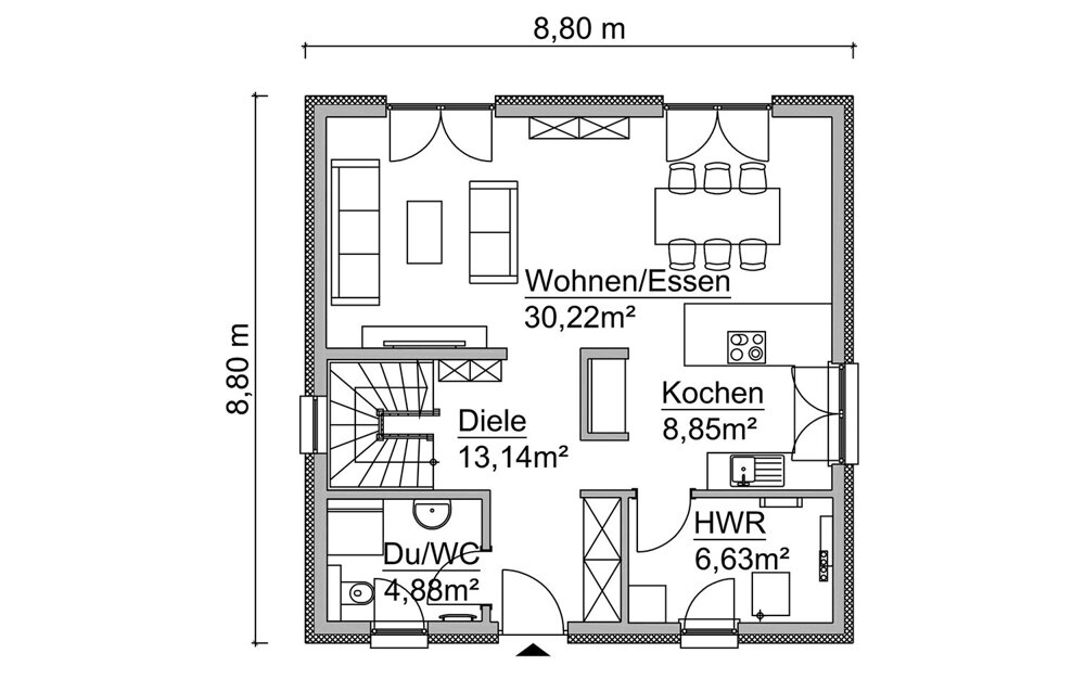 Einfamilienhaus zum Kauf 409.450 € 4 Zimmer 123 m²<br/>Wohnfläche 819 m²<br/>Grundstück Wiedemar Wiedemar 04509