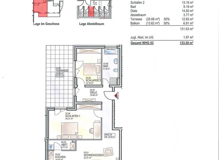 Wohnung zum Kauf - Erstbezug 649.300 € 3 Zimmer 133,5 m² Palzem 54439