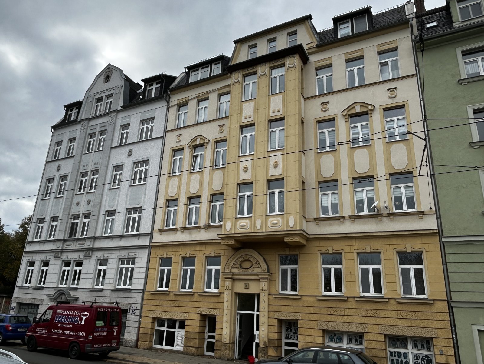 Wohnung zum Kauf 69.000 € 3 Zimmer 70 m²<br/>Wohnfläche 1.<br/>Geschoss August-Bebel-Straße 99 Reißiger Vorstadt Plauen 08525