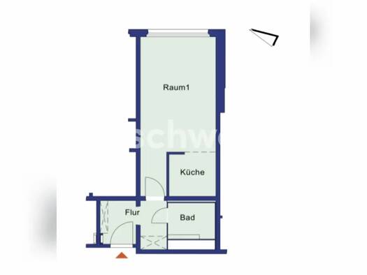 Studio zur Miete Tauschwohnung 260 € 1 Zimmer 35 m² 2. Geschoss Alt-Hohenschönhausen Berlin 13055