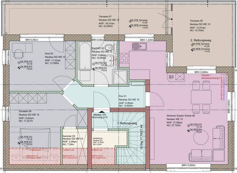 Wohnung zum Kauf - Erstbezug 415.120 € 3 Zimmer 87,4 m² 1. Geschoss Altglienicke Berlin 12524