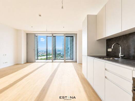 Wohnung zur Miete - Erstbezug 1.049 € 1 Zimmer 34,2 m² 47. Geschoss frei ab 01.11.2026 Donau-City-Straße Donaustadt 1220