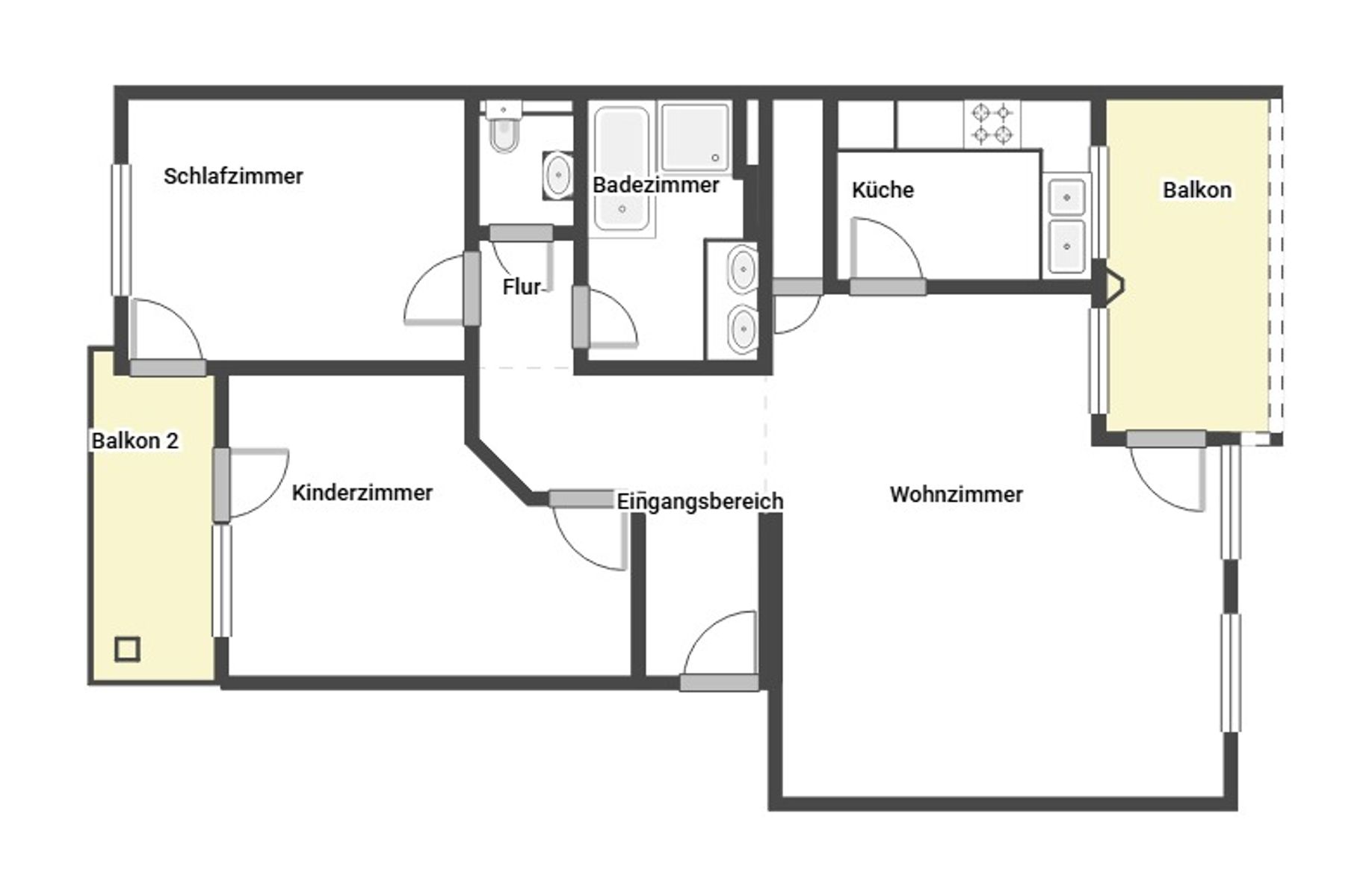 Wohnung zum Kauf 320.000 € 3,5 Zimmer 78,3 m²<br/>Wohnfläche 1.<br/>Geschoss Hoheneck Ludwigsburg 71642