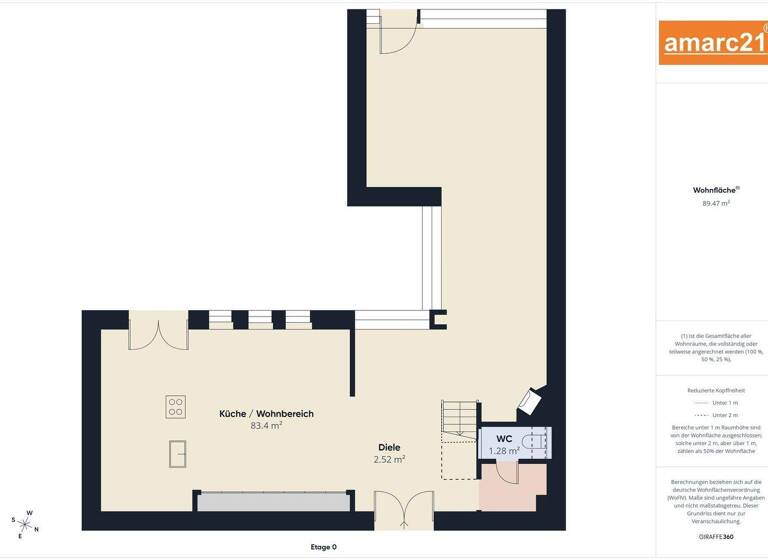 Maisonette zur Miete 1.700 € 4 Zimmer 170,7 m² Düren 52351