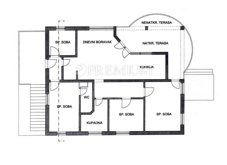 Wohnung zum Kauf 255.000 € 5 Zimmer 114 m² 1. Geschoss Silo, Dobrinj Dobrinj