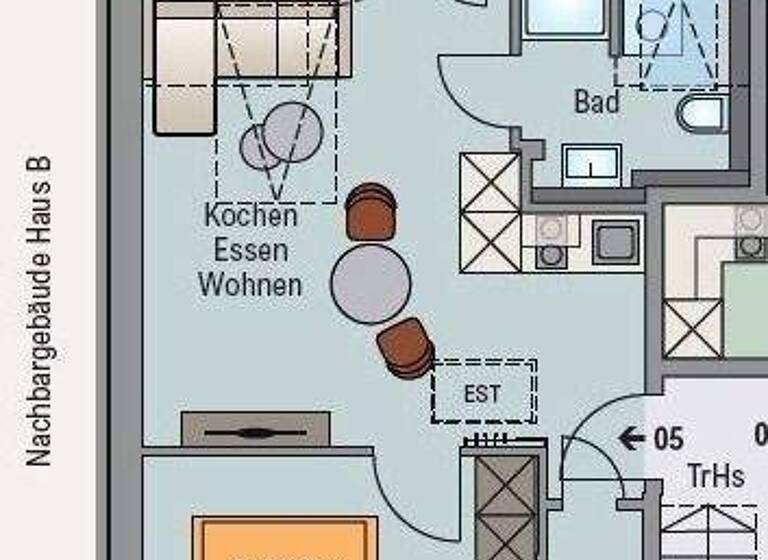 Wohnung zum Kauf provisionsfrei als Kapitalanlage geeignet 228.400 € 2 Zimmer 39,2 m² Dorfstr. 18 Ramsberg Pleinfeld 91785