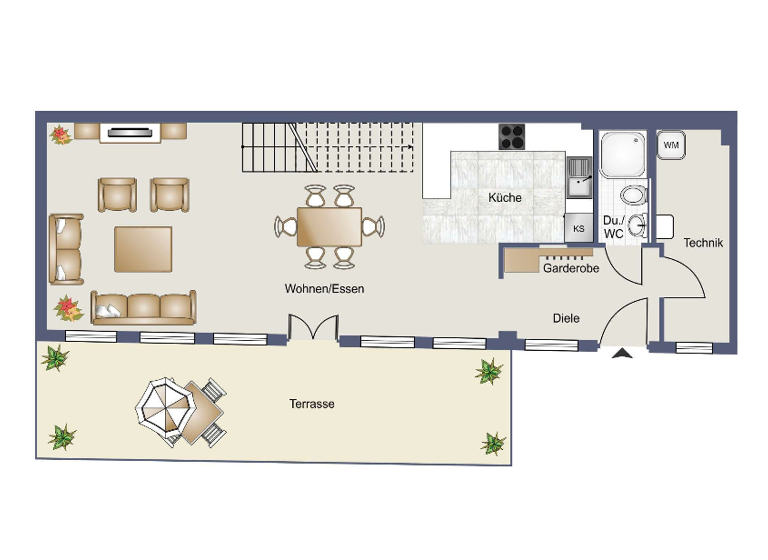 Reihenmittelhaus zur Miete 1.950 € 4 Zimmer 129 m² 103 m² Grundstück Hanau 63450