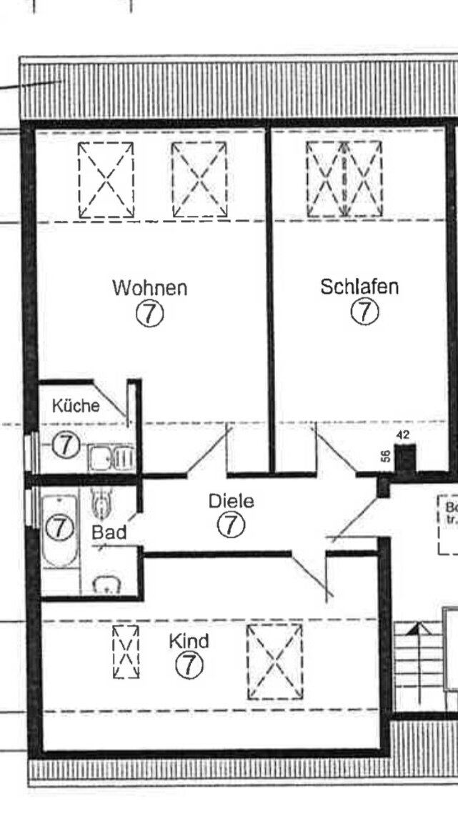 Wohnung zum Kauf 139.000 € 3 Zimmer 73,4 m²<br/>Wohnfläche 4.<br/>Geschoss Kaldenberg Mettmann 40822