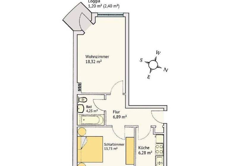 Wohnung zum Kauf provisionsfrei 227.800 € 2 Zimmer 51 m² 2. Geschoss Sonnenredder 4 Tonndorf Hamburg 22045