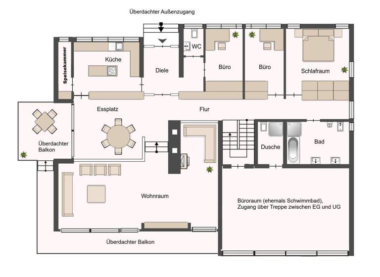 Einfamilienhaus zum Kauf 7 Zimmer 276 m² 4.320 m² Grundstück Großheppach Weinstadt 71384