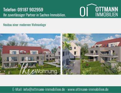 Wohnung zum Kauf - Neubau 410.500 € 3 Zimmer 82,1 m² 1. Geschoss Schwabach Schwabach 91126
