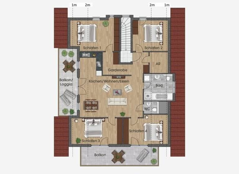 Wohnung zum Kauf 845.000 € 5 Zimmer 135,3 m²<br/>Wohnfläche Dachgeschoss, 2.<br/>Geschoss Freilassing Freilassing 83395
