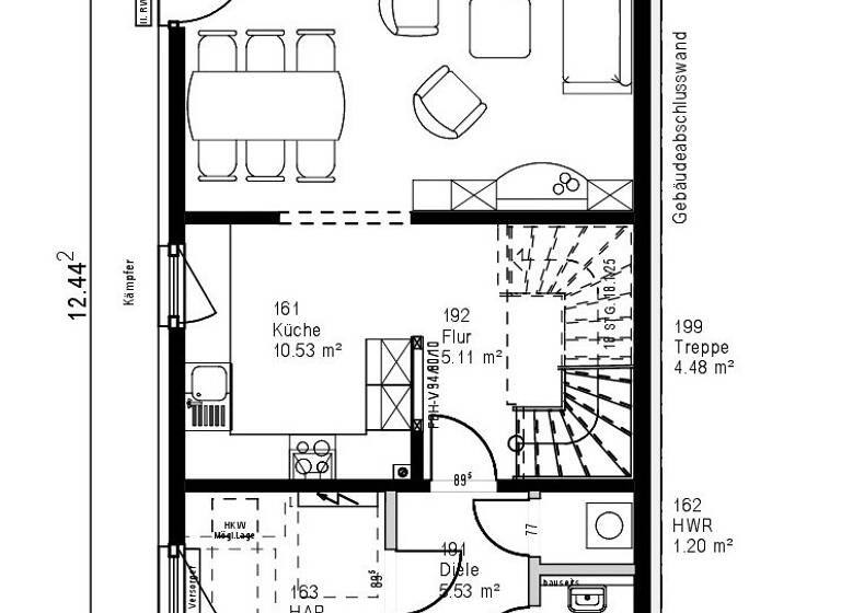 Doppelhaushälfte zum Kauf provisionsfrei 529.890 € 6 Zimmer 189 m² 258 m² Grundstück Windecken Nidderau Windecken 61130