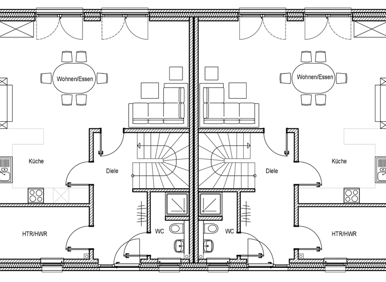 Doppelhaushälfte zum Kauf provisionsfrei 567.870 € 4 Zimmer 110 m² 473 m² Grundstück Billstedt Hamburg 22117