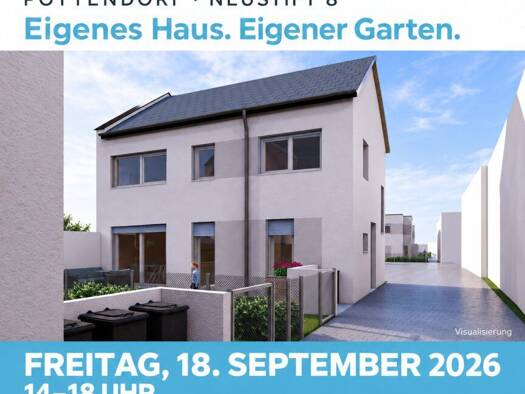 Doppelhaushälfte zum Kauf - Erstbezug 329.000 € 4 Zimmer 91,4 m² Pottendorf 2486