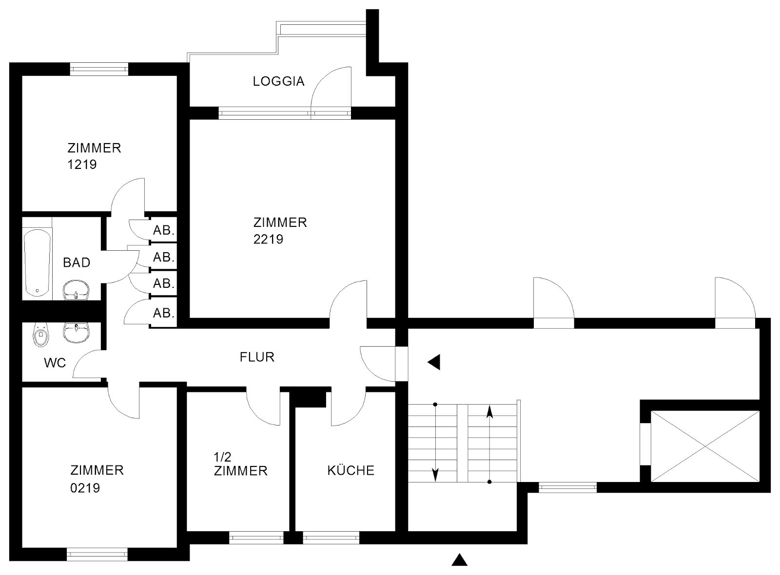 Wohnung zur Miete 142 € 1 Zimmer 22,7 m²<br/>Wohnfläche 4.<br/>Geschoss 01.02.2025<br/>Verfügbarkeit Eisenacher Str. 31 Westhagen Wolfsburg 38444