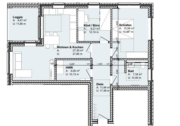 Wohnung zur Miete 890 € 3 Zimmer 81 m²<br/>Wohnfläche EG<br/>Geschoss Bockhorn Bockhorn 26345