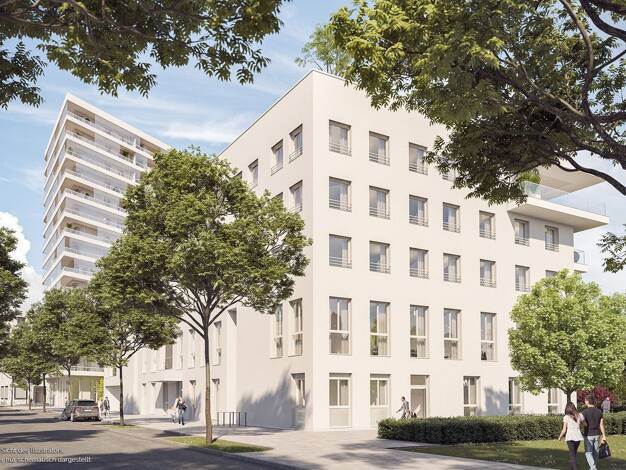 Wohnung zum Kauf - Neubau provisionsfrei 359.000 € 1 Zimmer 37,7 m² 3. Geschoss Franz-Heubl-Straße 1 Ramersdorf-Perlach München 81735
