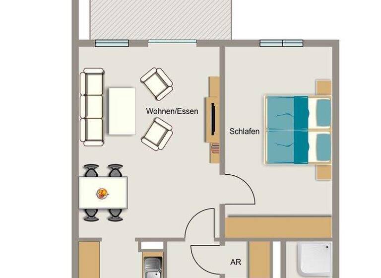Wohnung zur Miete - Erstbezug 816 € 2 Zimmer 68 m² EG frei ab 01.08.2026 Franz-Lenze-Platz 37 Vierlinden Duisburg 47178