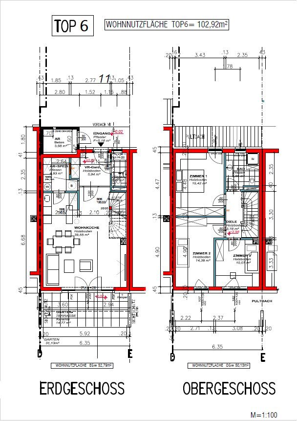 Reihenmittelhaus zum Kauf 514.600 € 4 Zimmer 103 m²<br/>Wohnfläche Lind Villach 9500