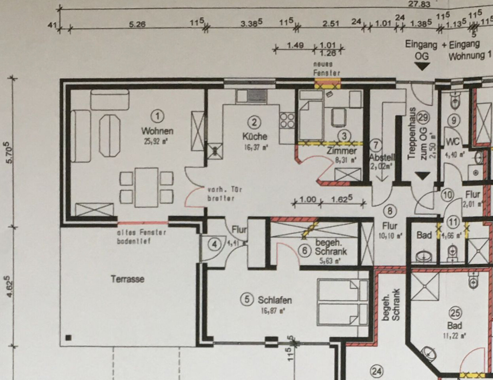 Wohnung zur Miete 1.079 € 2,5 Zimmer 110 m²<br/>Wohnfläche EG<br/>Geschoss 01.04.2025<br/>Verfügbarkeit Wees Wees 24999