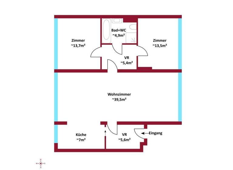 Wohnung zum Kauf 339.000 € 3 Zimmer 90,1 m² 1. Geschoss Maria Enzersdorf 2344