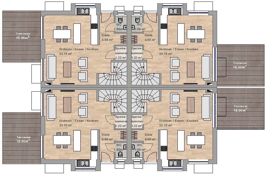 Reihenendhaus zum Kauf 1.279.000 € 4,5 Zimmer 131,2 m²<br/>Wohnfläche 169,2 m²<br/>Grundstück 01.01.2025<br/>Verfügbarkeit Untermenzing-Allach München 80999