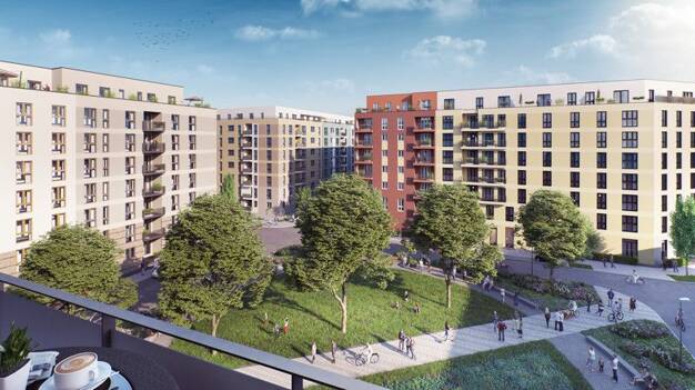 Wohnung zur Miete - Neubau 1.037 € 2 Zimmer 58,4 m² frei ab 16.07.2025 Meta-Gadesmann-Straße 7 Gallus Frankfurt-Gallus 60326