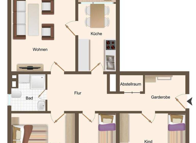 Wohnung zum Kauf 350.000 € 4 Zimmer 86 m² 2. Geschoss West Landshut 84034
