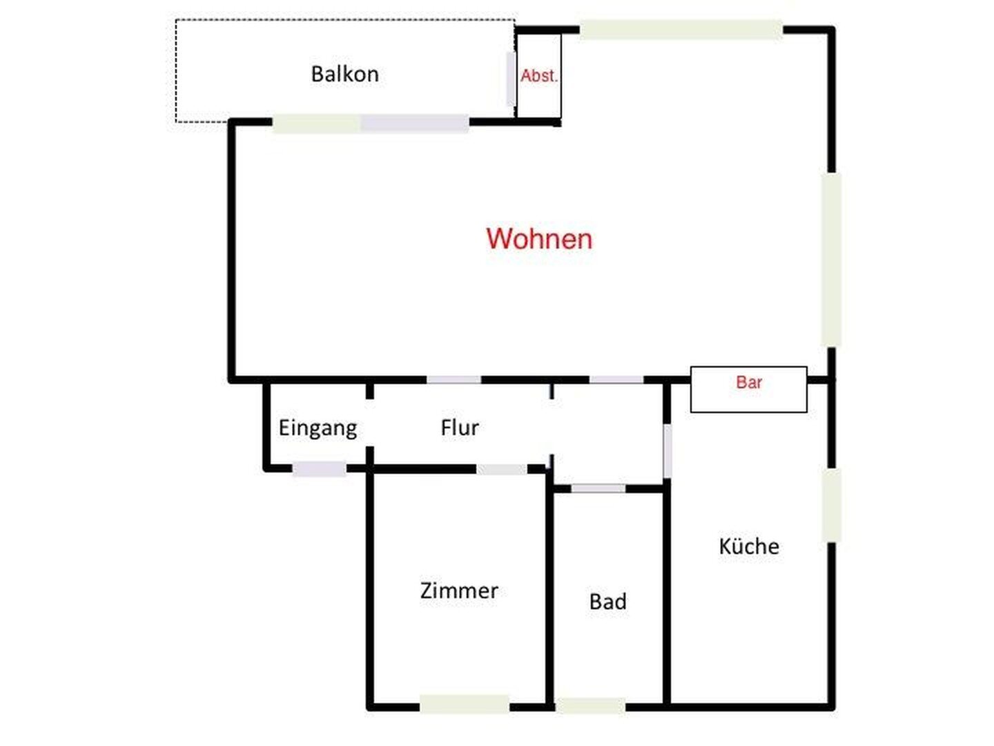 Wohnung zur Miete Wohnen auf Zeit 1.850 € 2 Zimmer 78 m²<br/>Wohnfläche ab sofort<br/>Verfügbarkeit Harvestehude Hamburg 20149