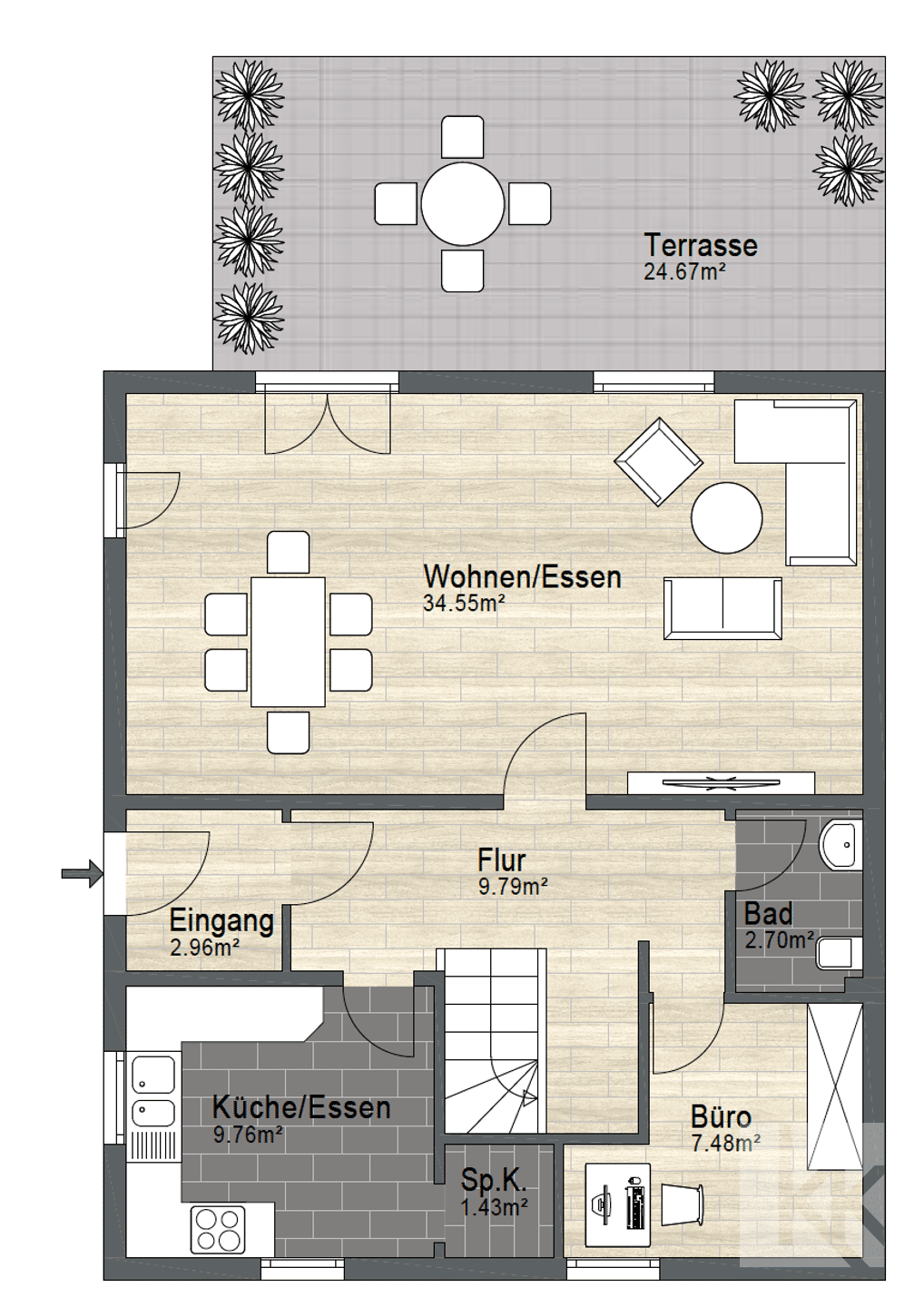 Doppelhaushälfte zum Kauf 349.000 € 5 Zimmer 125 m²<br/>Wohnfläche 550 m²<br/>Grundstück Barwedel 38476