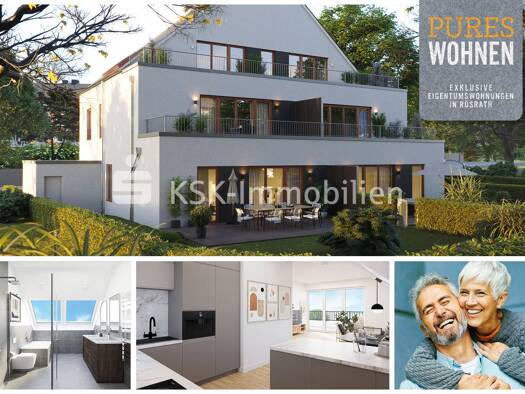Wohnung zum Kauf - Neubau 559.000 € 3 Zimmer 102 m² Rösrath / Kleineichen 51503