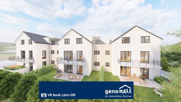 Wohnung zum Kauf - Neubau 377.794 € 3 Zimmer 96,1 m² 1. Geschoss Niederweidbach Bischoffen / Niederweidbach 35649