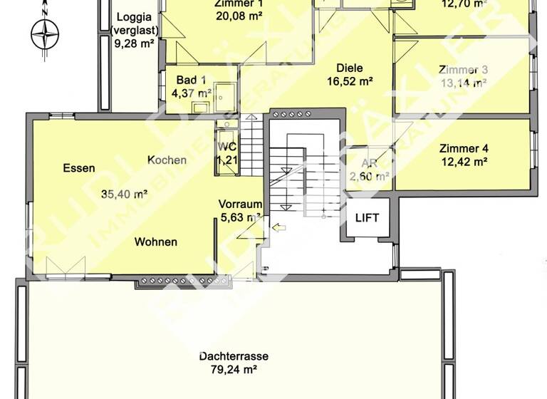Penthouse zum Kauf 790.000 € 5 Zimmer 131 m² 5. Geschoss Brunn am Gebirge 2345