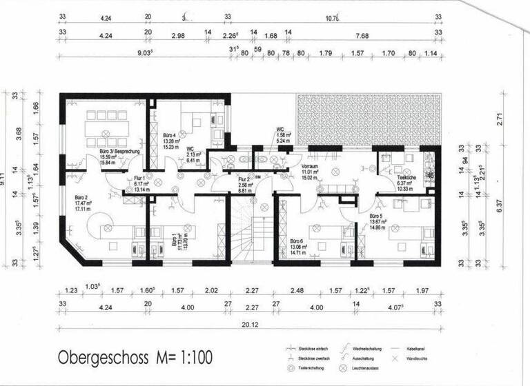 Bürofläche zur Miete provisionsfrei 1.400 € 120 m² Bürofläche Friedrichstraße 30 Schwetzingen 68723