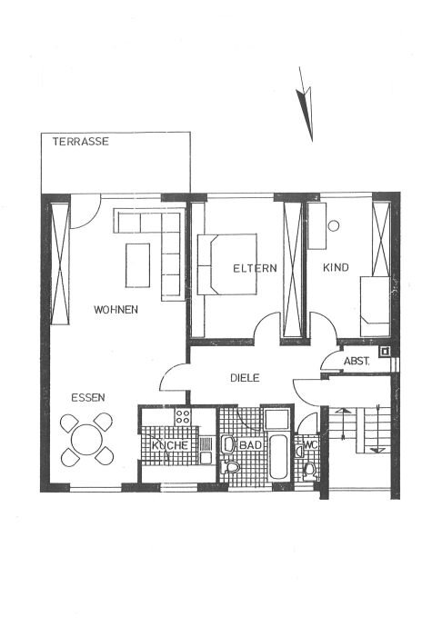 Wohnung zur Miete 900 € 3 Zimmer 98 m²<br/>Wohnfläche EG<br/>Geschoss ab sofort<br/>Verfügbarkeit Stettfeld Ubstadt-Weiher 76698