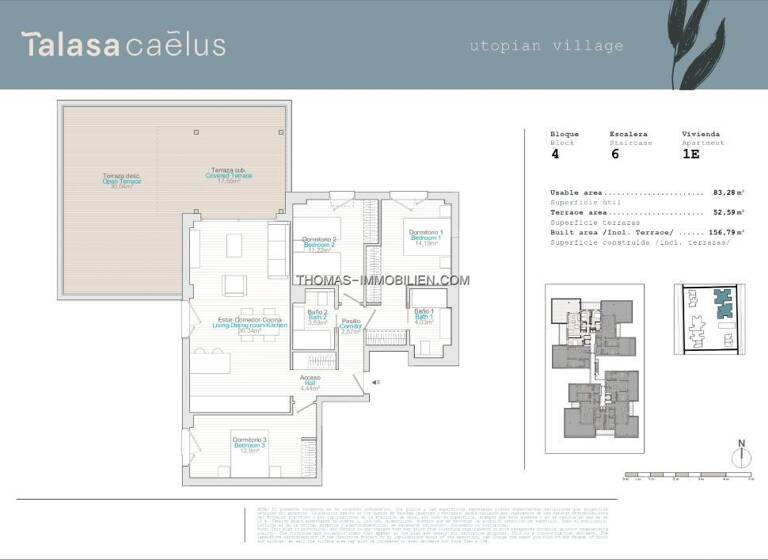 Wohnung zum Kauf 408.000 € 5 Zimmer 83 m² El Vergel 03770