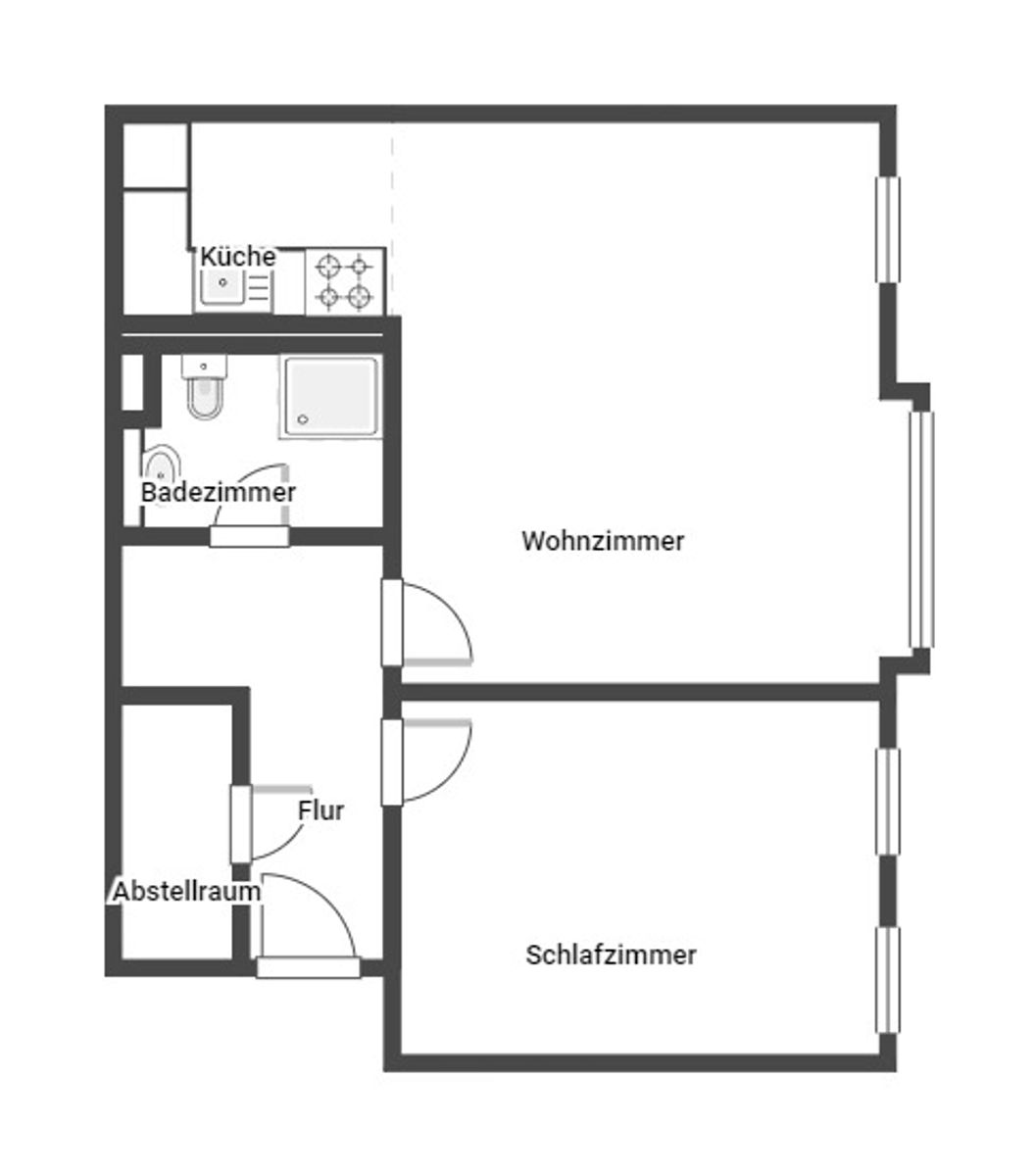 Immobilie zum Kauf als Kapitalanlage geeignet 200.000 € 2 Zimmer 54 m²<br/>Fläche Weingarten 88250