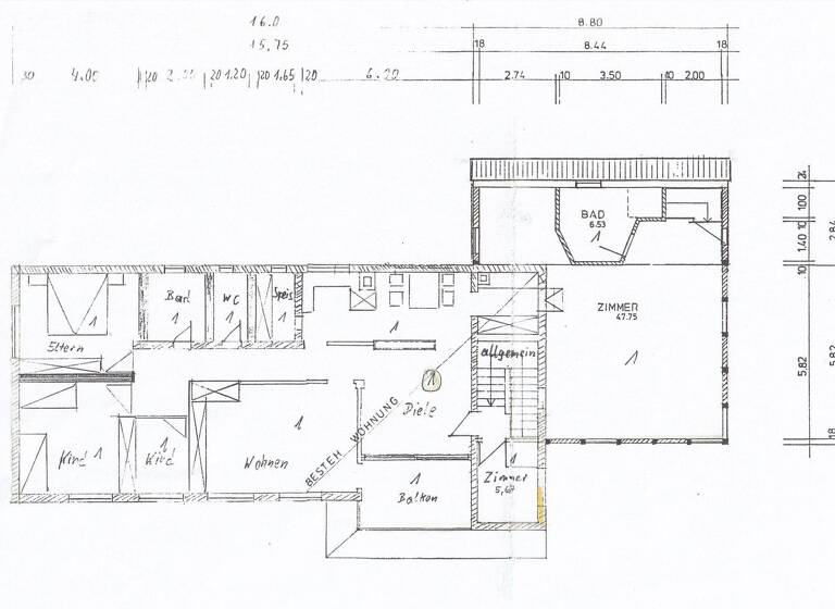 Wohnung zum Kauf 347.000 € 6 Zimmer 173,8 m² 1. Geschoss frei ab sofort Am Bahndamm 8 Jestetten 79798